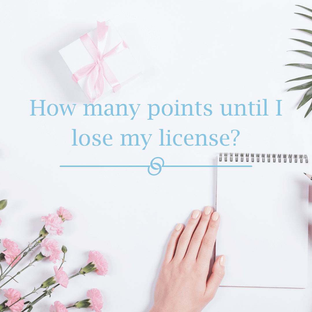 Featured image for “How many points until I lose my license?”