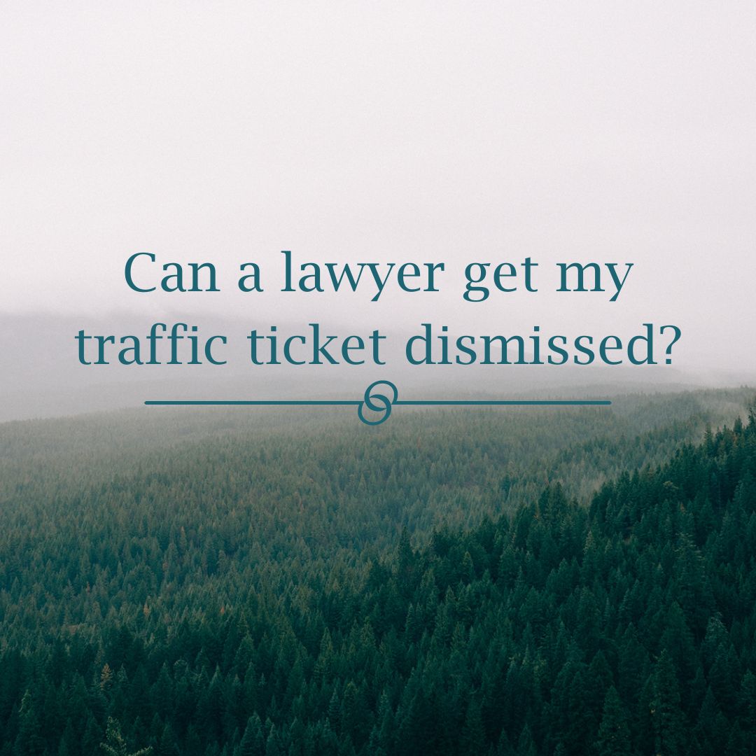 Featured image for “Can a lawyer get my traffic ticket dismissed?”